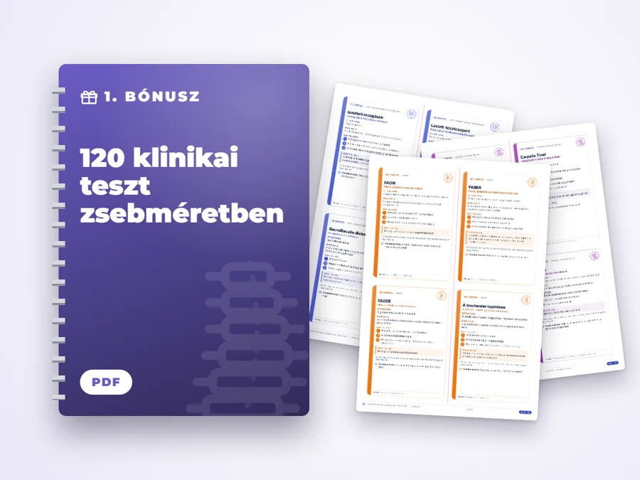 120 klinikai teszt zsebméretben
