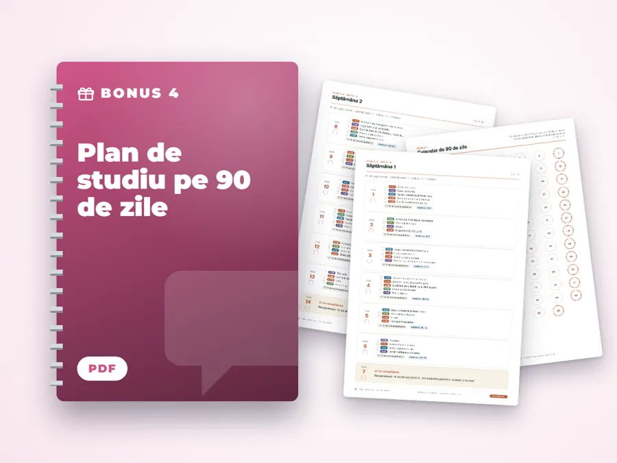 Plan de studiu pe 90 de zile